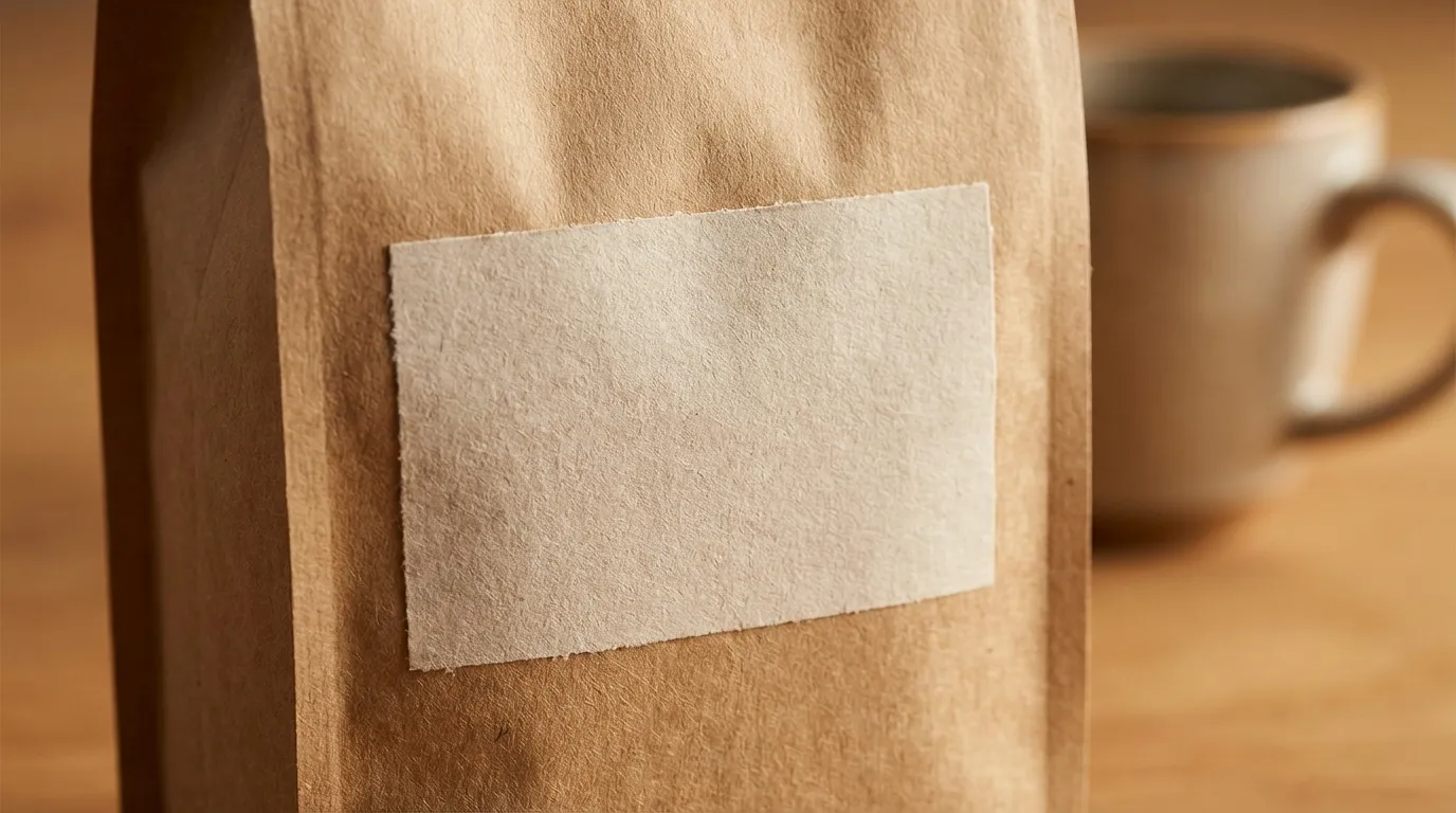 Etykieta paczki kawy specialty — zbliżenie na kluczowe informacje