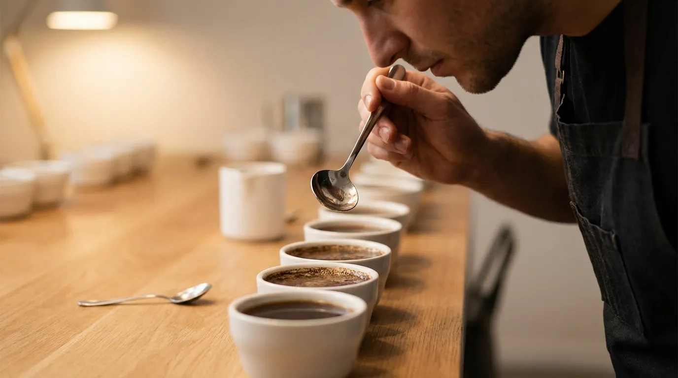 Sesja cuppingowa — profesjonalna degustacja kawy według protokołu SCA