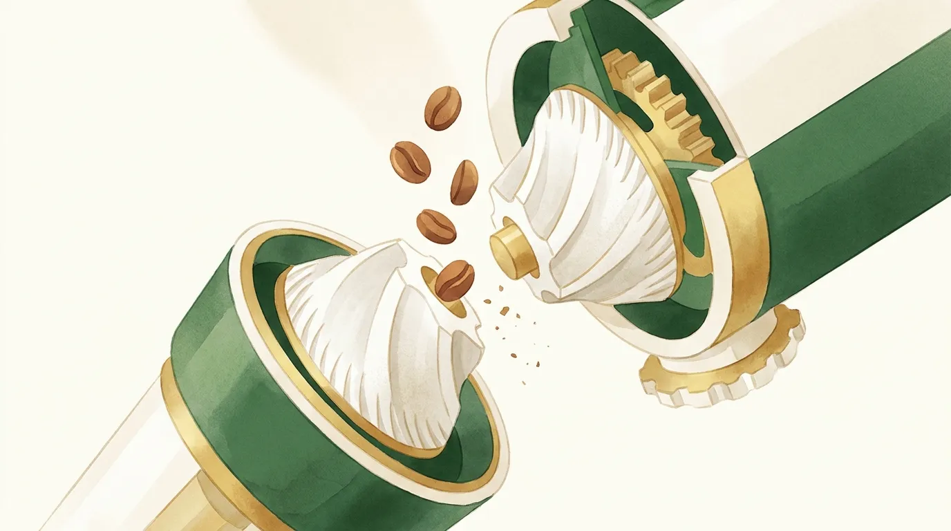 Żarna ceramiczne w młynku ekspresu automatycznego