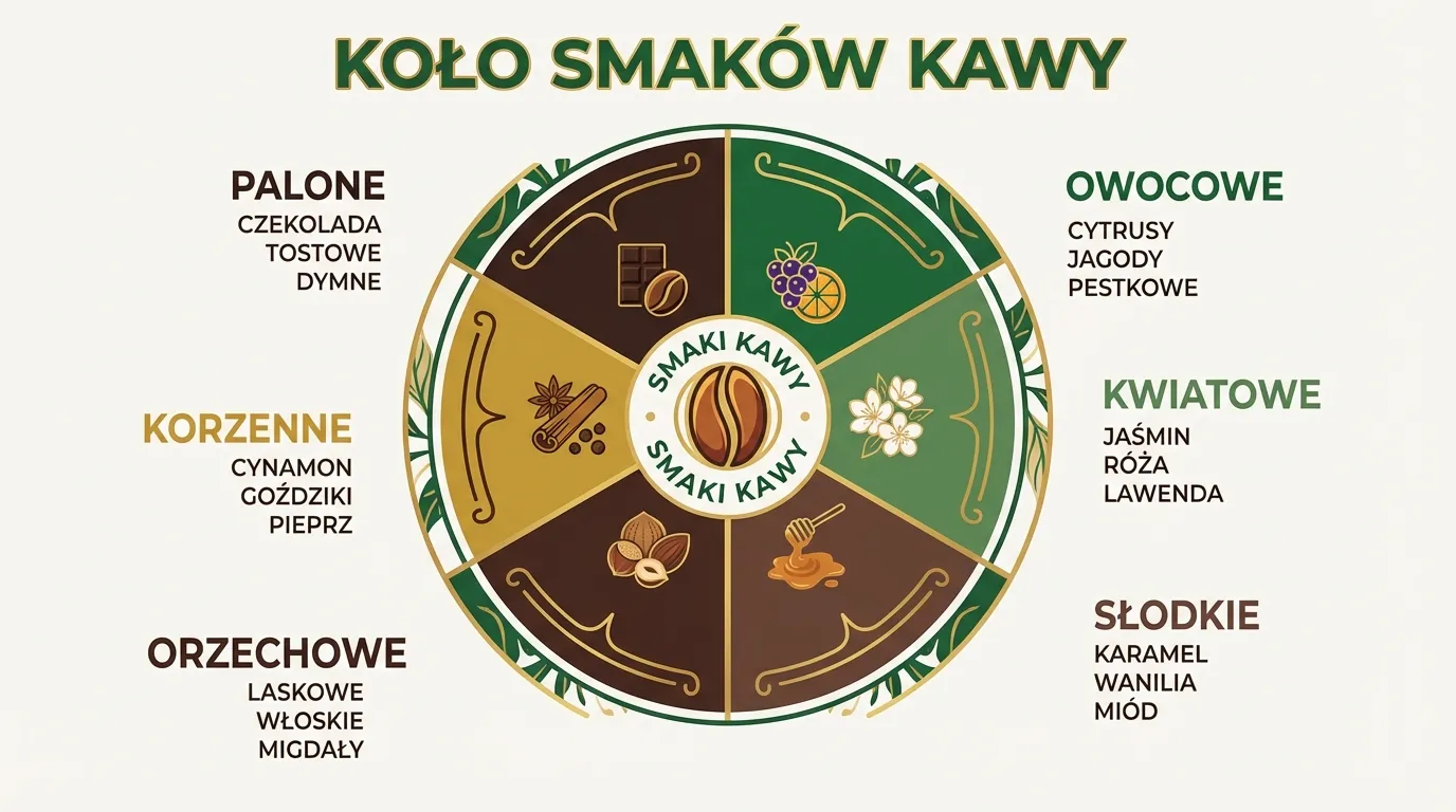 Koło smaków SCA — narzędzie do opisu profilu smakowego kawy