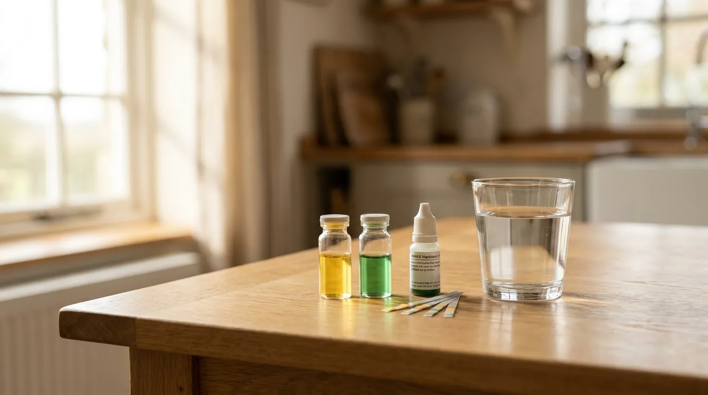 Kroplówkowy test twardości wody GH i KH — prosty sposób na sprawdzenie wody w domu