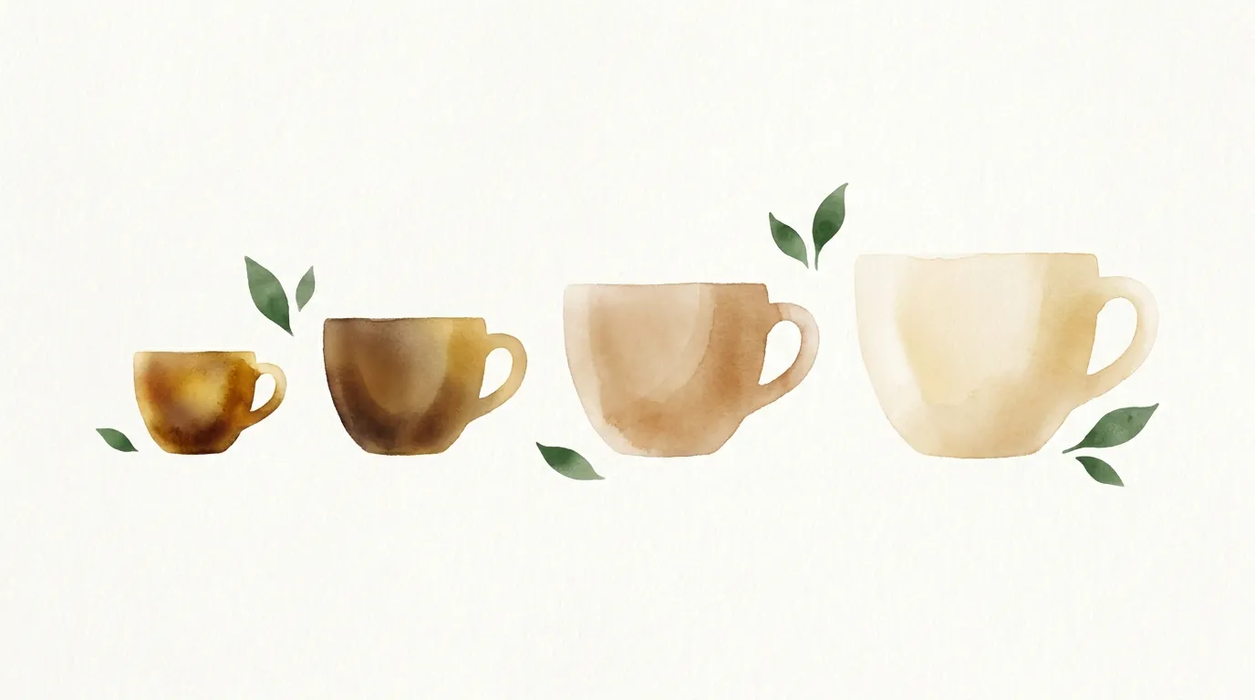 Ristretto, espresso, lungo i americano: od najmocniejszej do najbardziej rozcieńczonej
