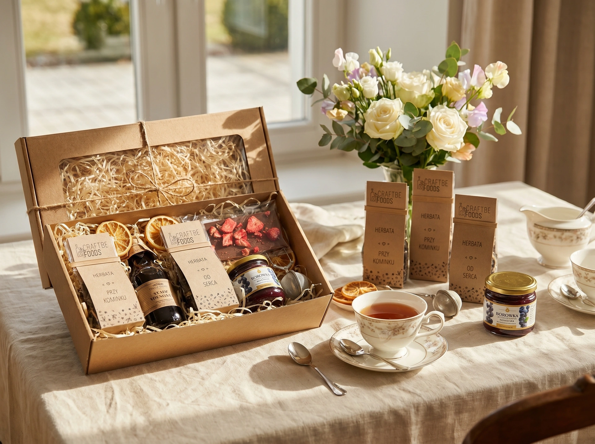 Box XL z Herbatą, Konfiturą i Czekoladą - Klimat