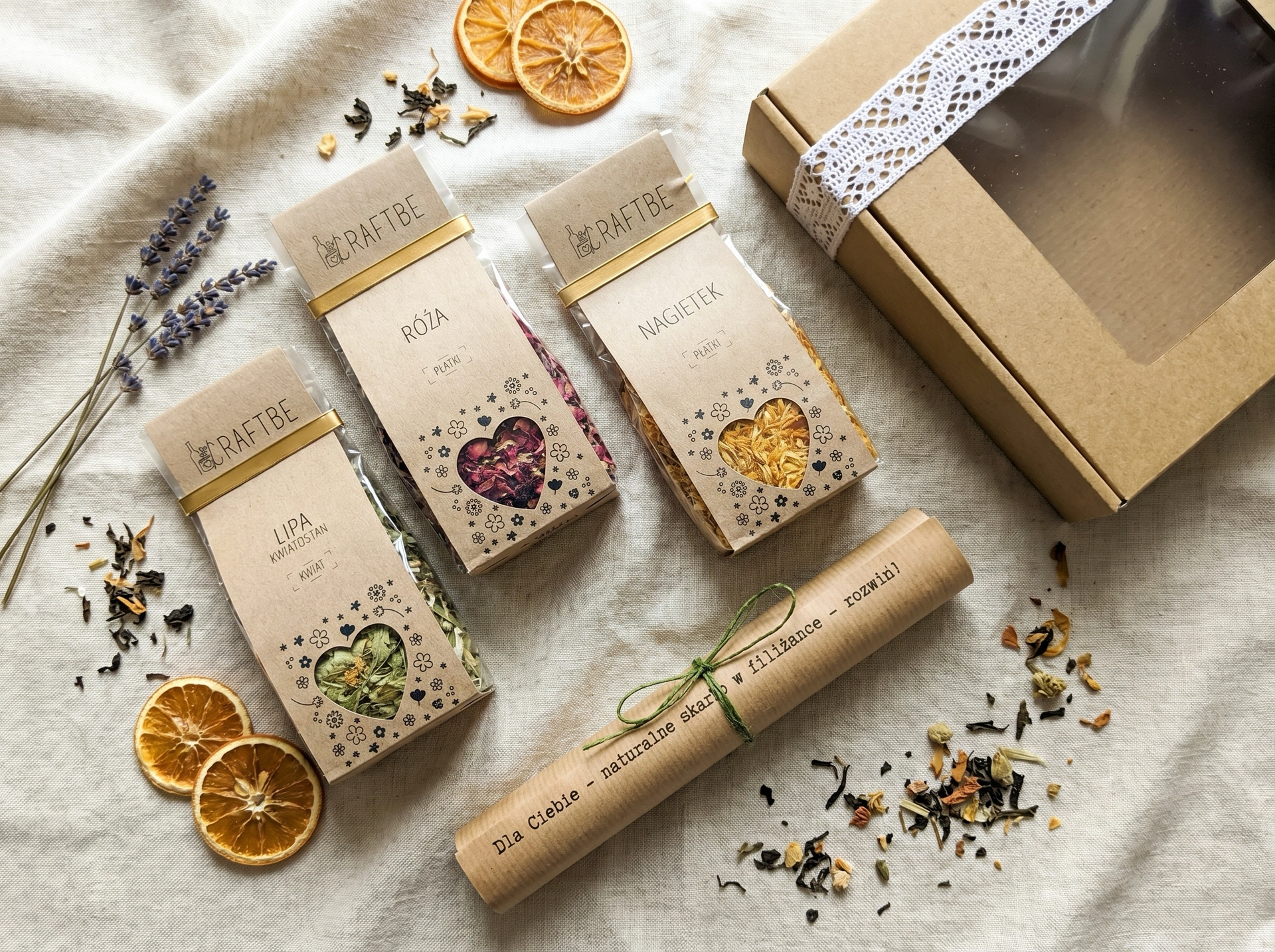 Box Napary — Naturalne Skarby w Filiżance - Zawartość