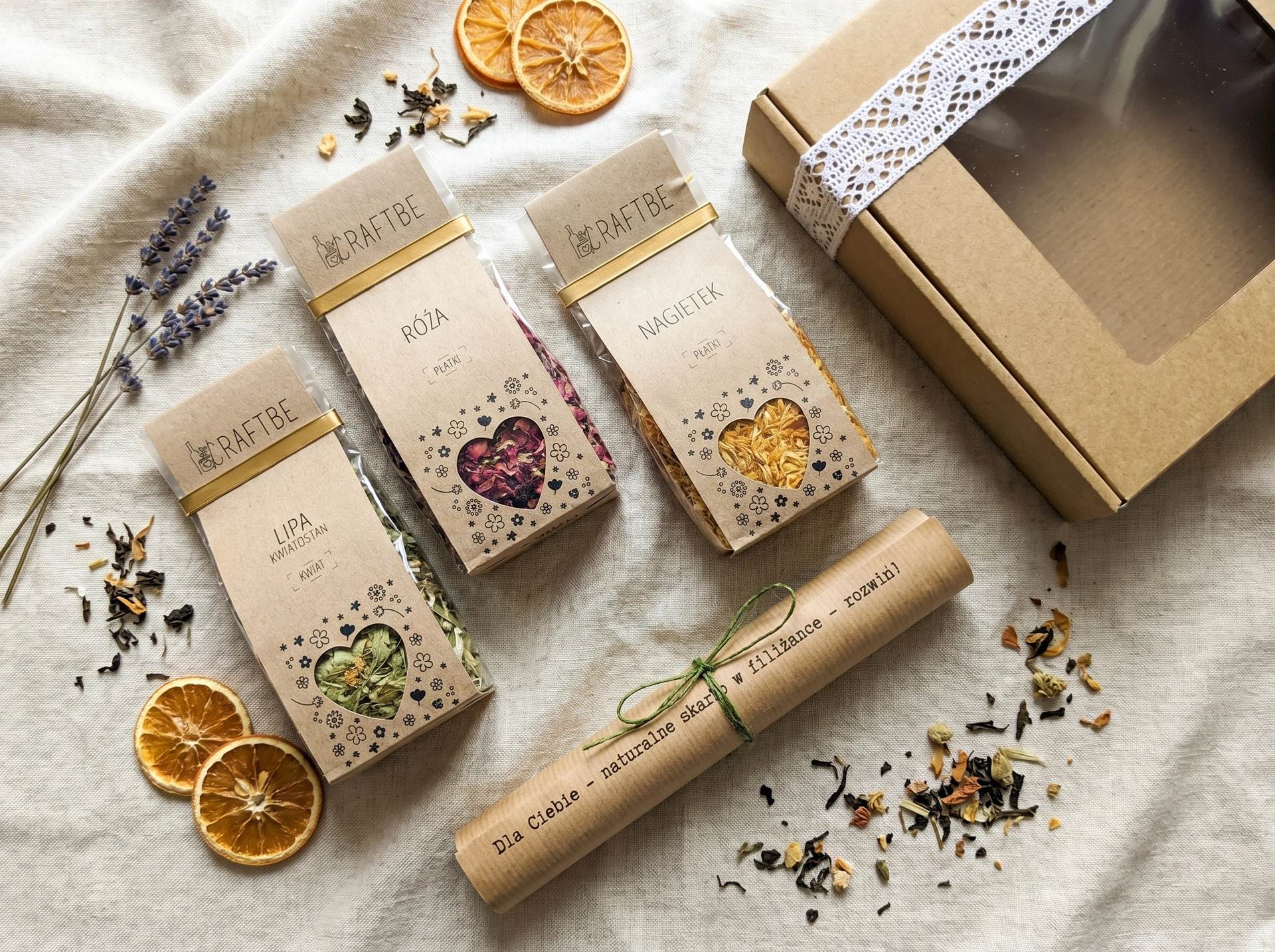 Box Napary — Naturalne Skarby w Filiżance - Zawartość