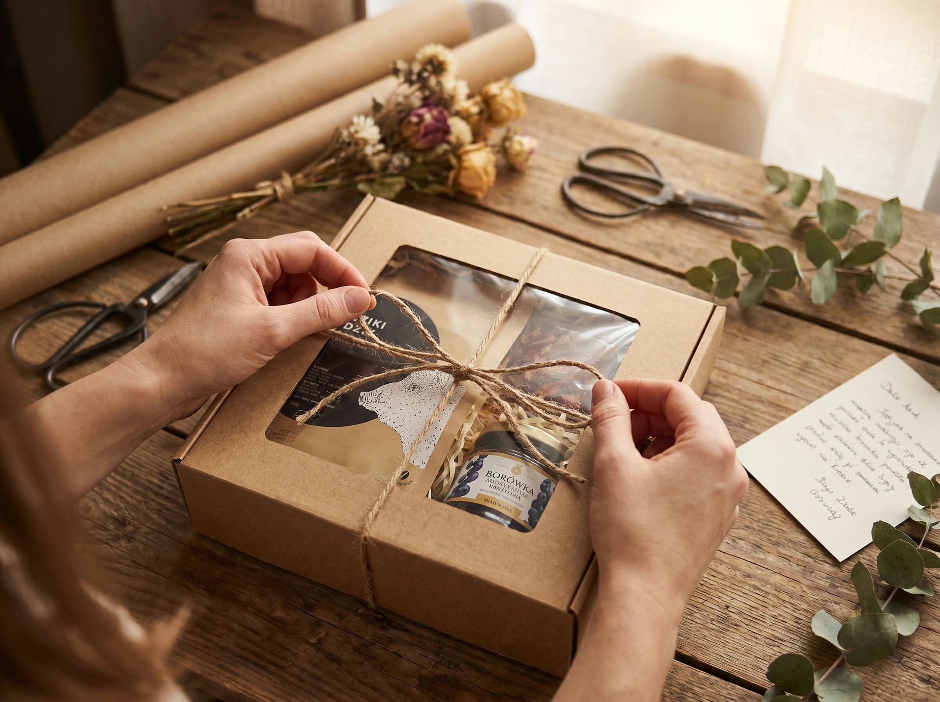 Box Kawa Dzik z Konfiturą i Czekoladą - Na prezent