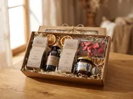 Box XL z Herbatą, Konfiturą i Czekoladą - Stylizacja