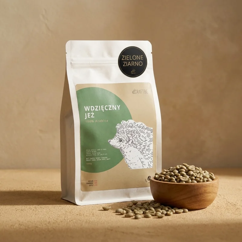 Wdzięczny Jeż — Zielone Ziarno — opakowanie 250g