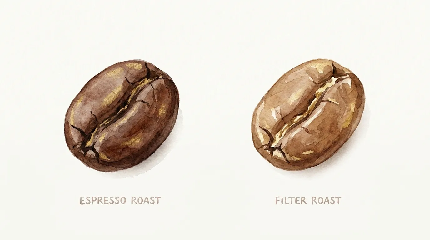 Espresso roast vs filter roast — czym się różnią i co to oznacza dla Twojego automatu