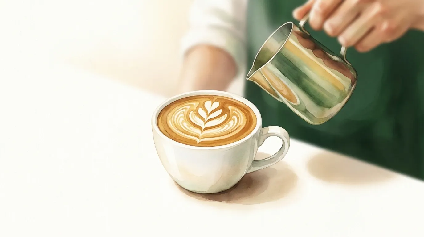 Latte art w domu — poradnik dla początkujących