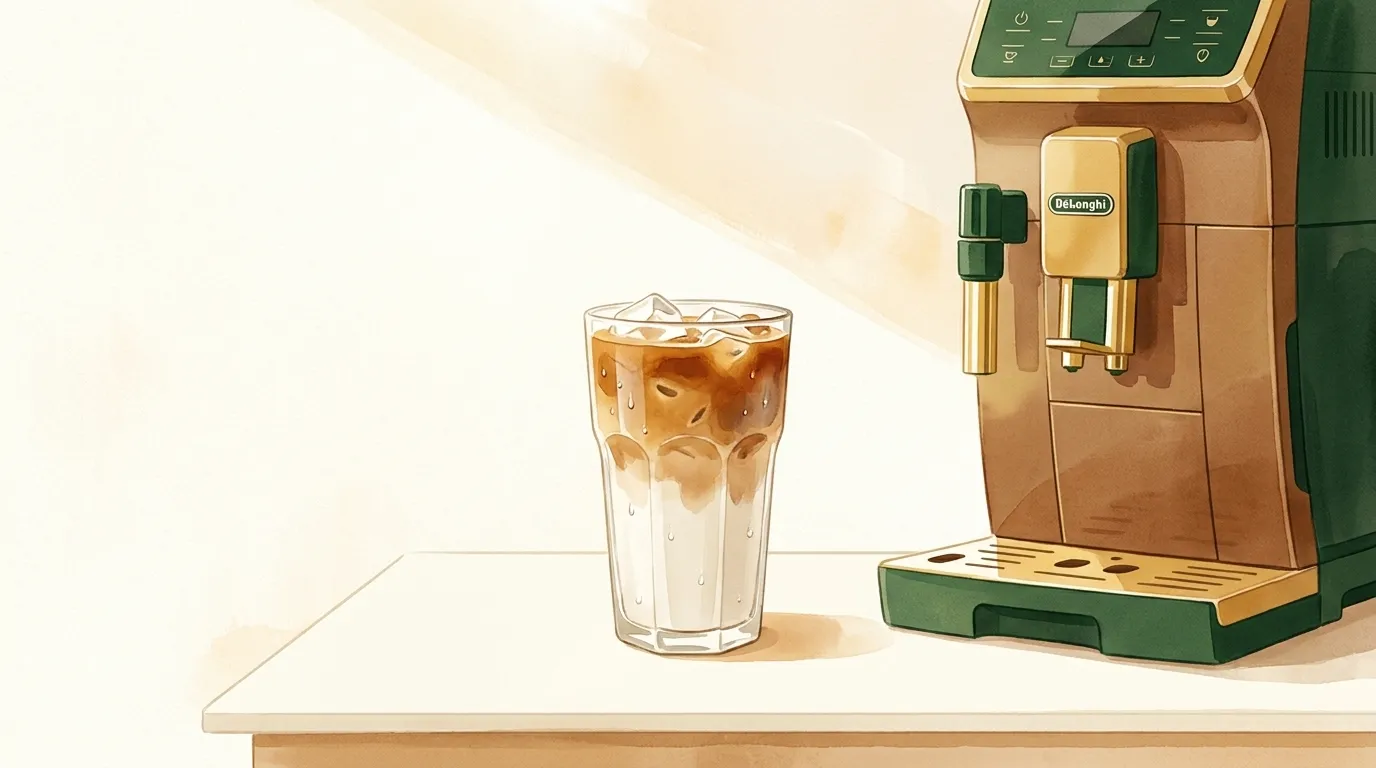 Kawa mrożona w ekspresie automatycznym — espresso tonic, frappé i latte z lodem