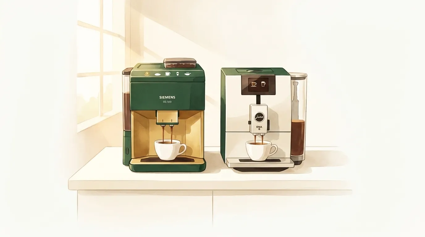 Ustawienia Siemens EQ i Jura — optymalizacja