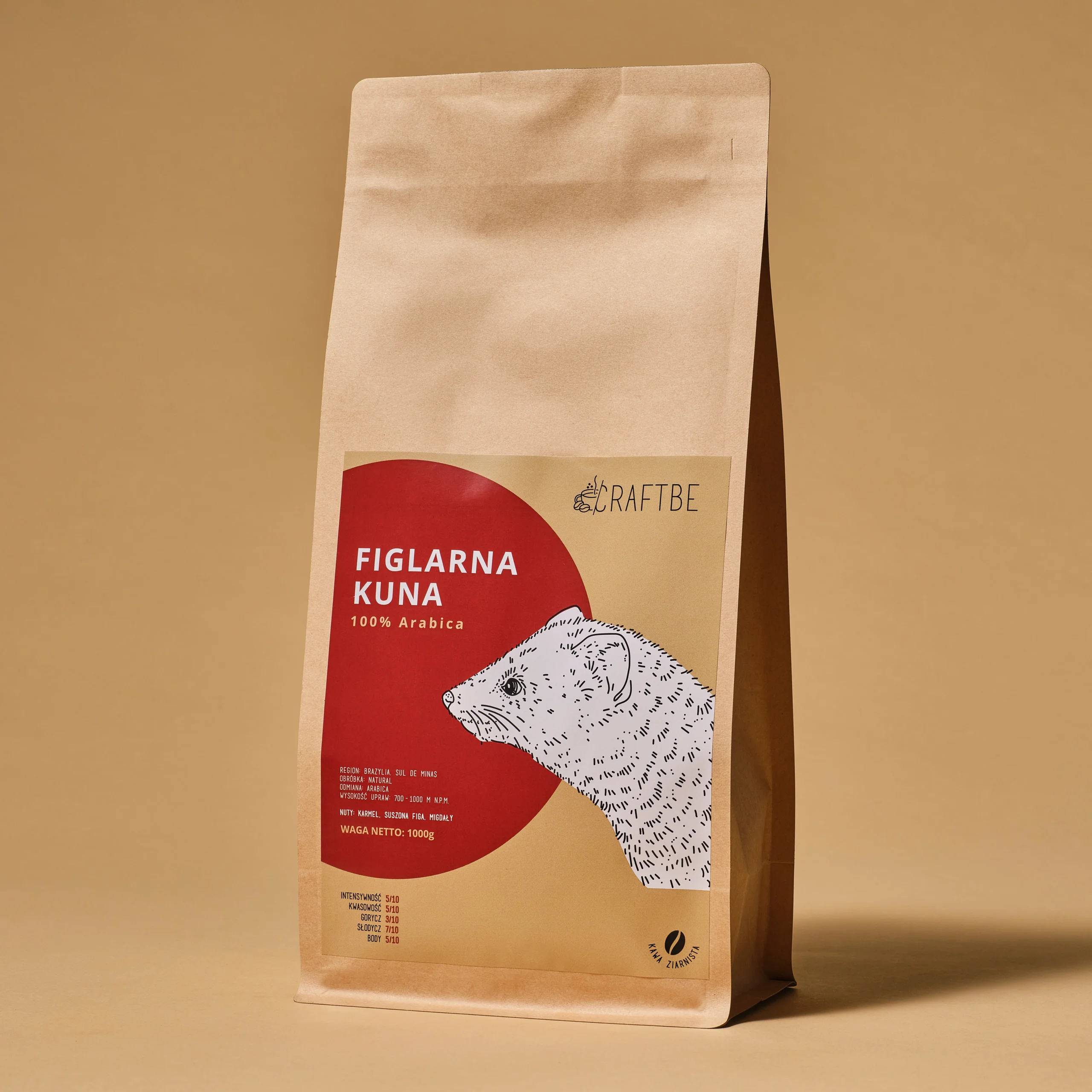 Kawa Figlarna Kuna - opakowanie