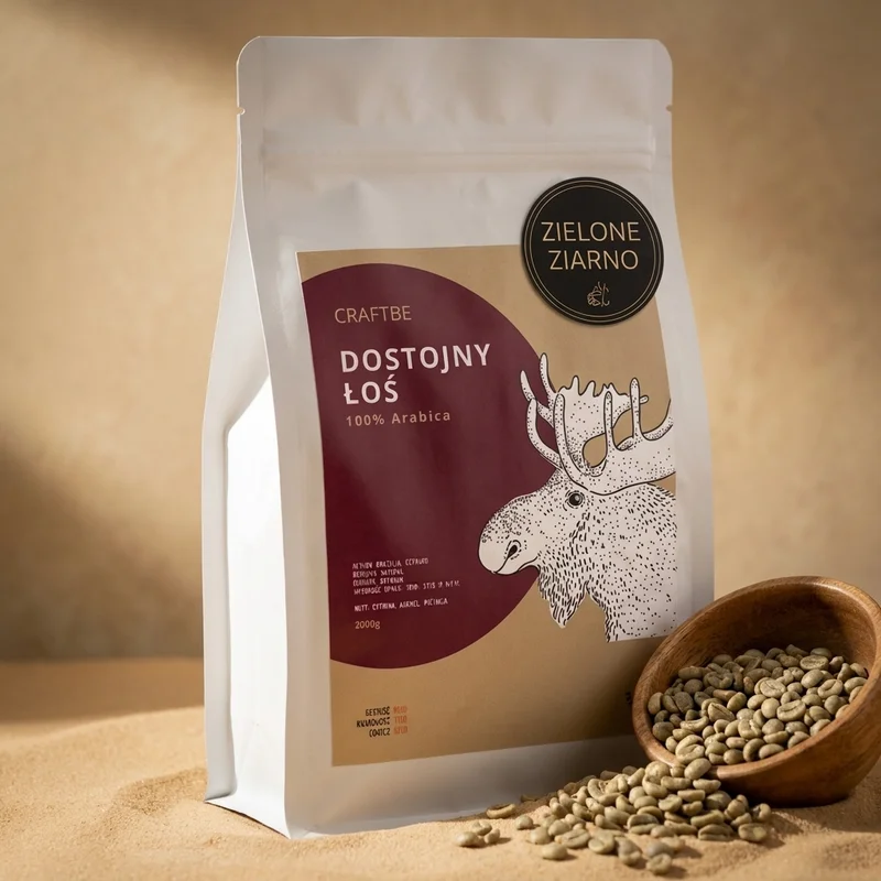 Dostojny Łoś — Zielone Ziarno — opakowanie 250g