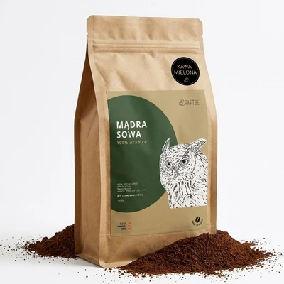 Mądra Sowa 500g mielona — packshot
