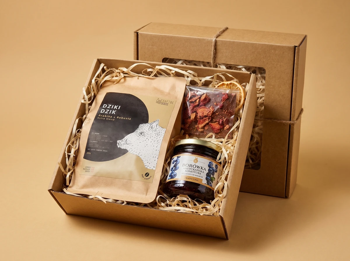 Box Kawa Dzik z Konfiturą i Czekoladą - Packshot
