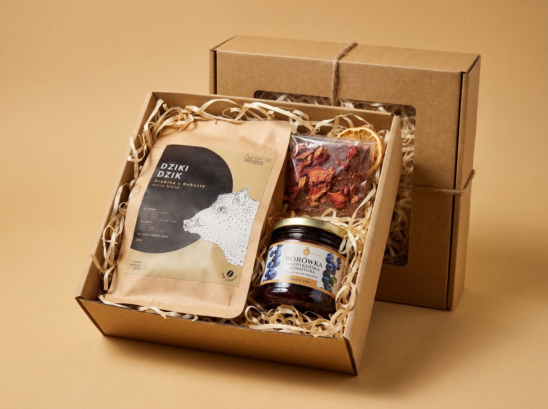 Box Kawa Dzik z Konfiturą i Czekoladą - Packshot