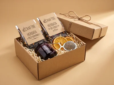 Box Prezentowy z Herbatą i Konfiturą