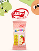 Crispy Natural - Suszone Kostki z Jabłek o Smaku Truskawkowym 12g