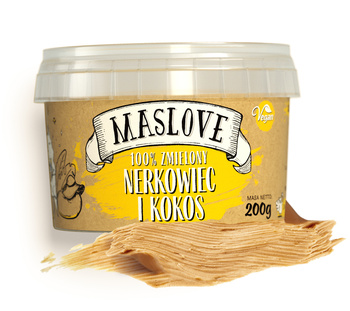 Masło Orzechowe - Nerkowiec i Kokos - 200g