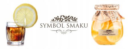 Symbol Smaku Cytryny w Syropie z Whisky 260g