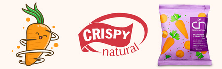 Suszone Chipsy - Marchew Tajska - 18g