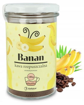 Krukam Kawa Rozpuszczalna Bananowa 130g