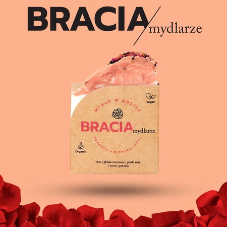 Bracia Mydlarze Mydło Różane 120g