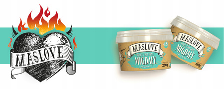 Masło Orzechowe - Migdały Pieczone 100% - 200g