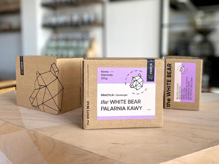 the White Bear Kawa Mielona Brazylia Guaxupe 250g