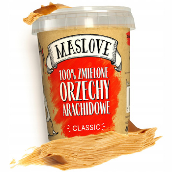 Masło Orzechowe - Orzechy Arachidowe 100% Classic - 400g