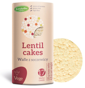 Lestello - Wafle z Soczewicy Bezglutenowe 130g