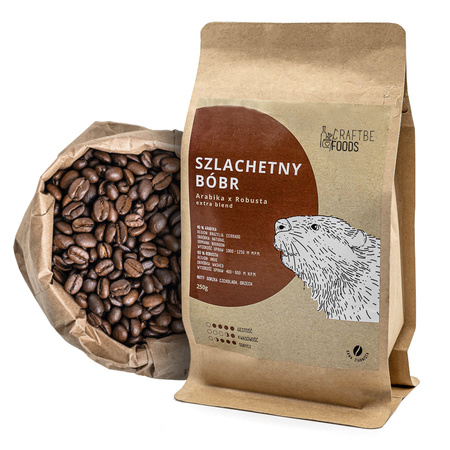 Kawa ziarnista Szlachetny Bóbr 250g