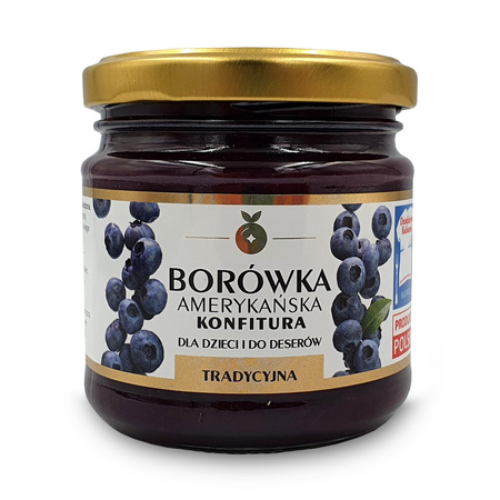 Konfitura - Z Borówki Niskosłodzona - 220g