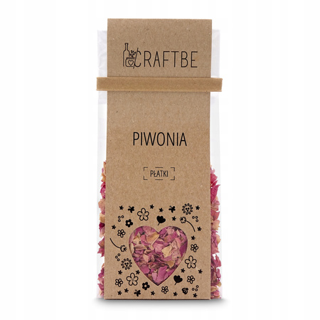 Craftbe Suszone Kwiaty Do Parzenia Piwonia Płatki 15g