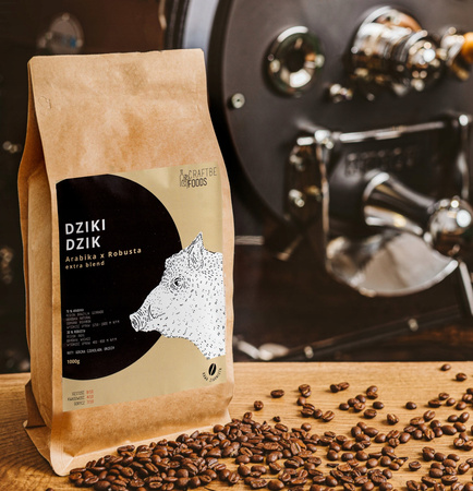 Kawa Ziarnista Dziki Dzik 1kg