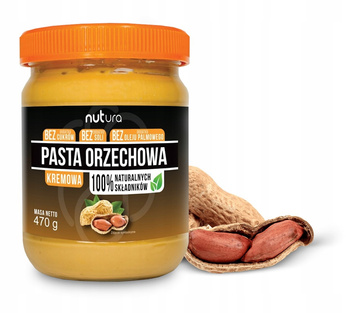 Pasta Orzechowa - Kremowa - 470g