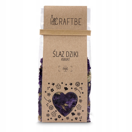 Craftbe Suszone Kwiaty Do Parzenia Ślaz dziki 15g