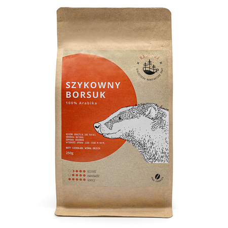 Kajfowa Kawa Ziarnista Szykowny Borsuk 250g