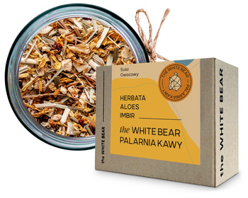 the White Bear Herbata Owocowa Aloes Imbir 100g