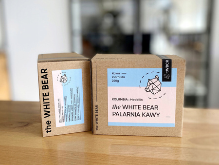 the White Bear Kawa Ziarnista Kolumbia Medelin 250g