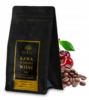 Kawa Mielona - Z Aromatem Wiśni - 200g