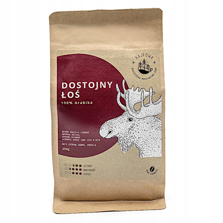 Kawa Ziarnista - Dostojny Łoś - 250g