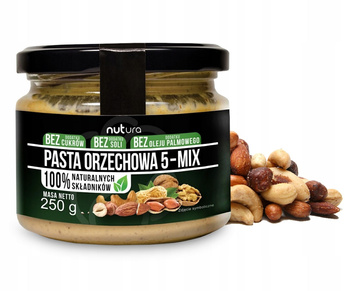 Pasta Orzechowa - 5-MIX - 250g