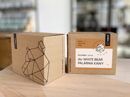 the White Bear Kawa Ziarnista Kolumbia Tolima 250g