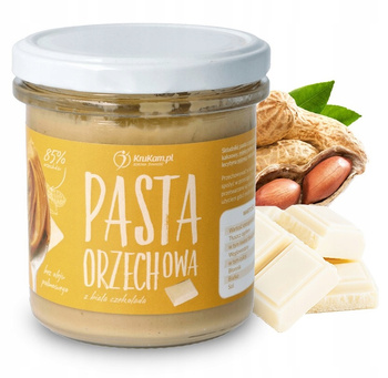 Pasta Orzechowa - Z Białą Czekoladą - 300g