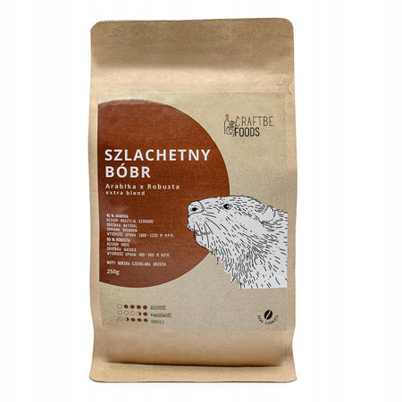 Kawa ziarnista Szlachetny Bóbr 250g