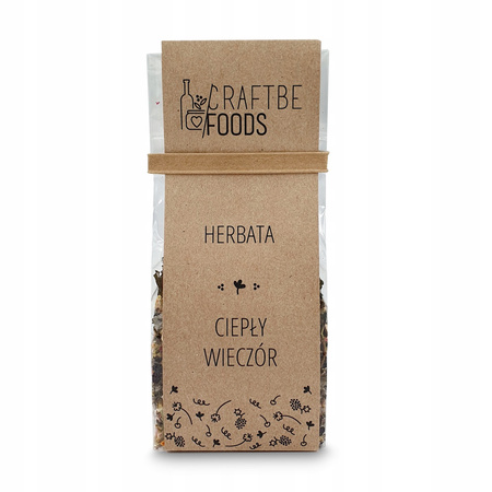 Craftbe Foods Herbata Owocowo-Ziołowa Ciepły Wieczór 60g