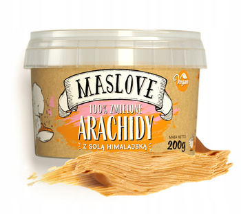 Masło Orzechowe - Orzechy z Solą Himalajską 100% - 200g