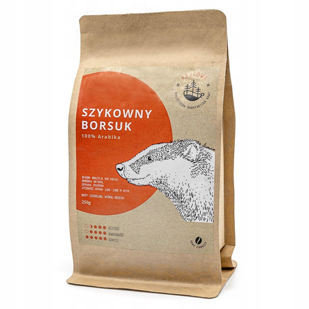 Kajfowa Kawa Ziarnista Szykowny Borsuk 250g